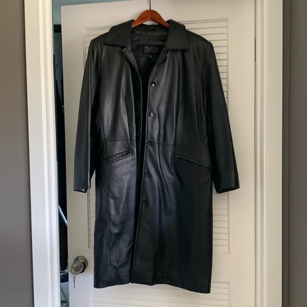 Wilson’s leather car coat